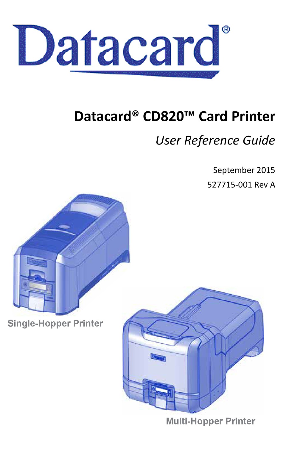 DATACARD CD820 USER REFERENCE MANUAL Pdf Download | ManualsLib