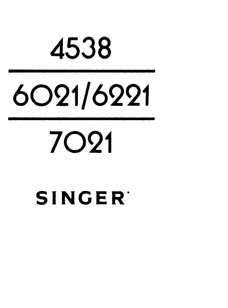 SINGER 4538 MANUAL Pdf Download | ManualsLib