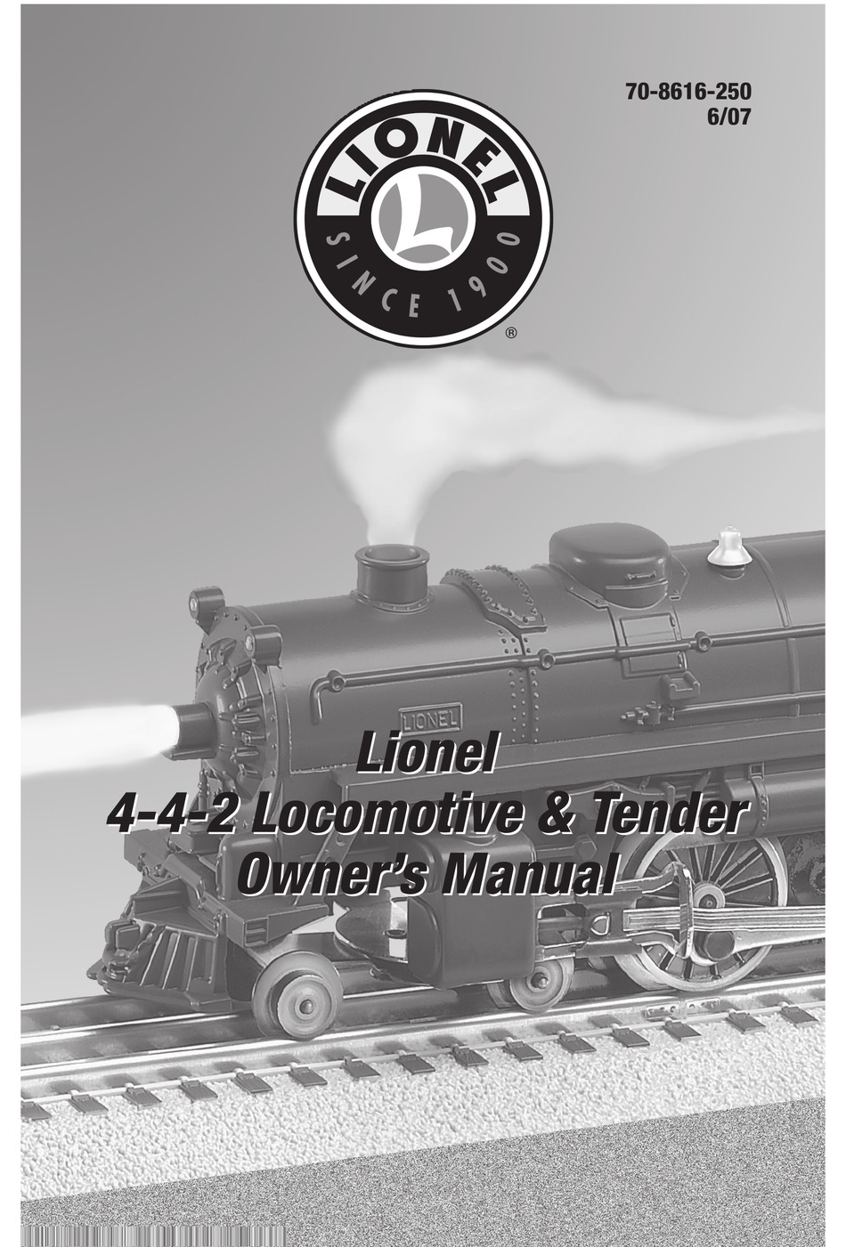 LIONEL 8206 SMOKE LOCOMOTIVE TIRE-TRACTION 8206T TENDER INSTRUCTIONS PHOTOCOPY 