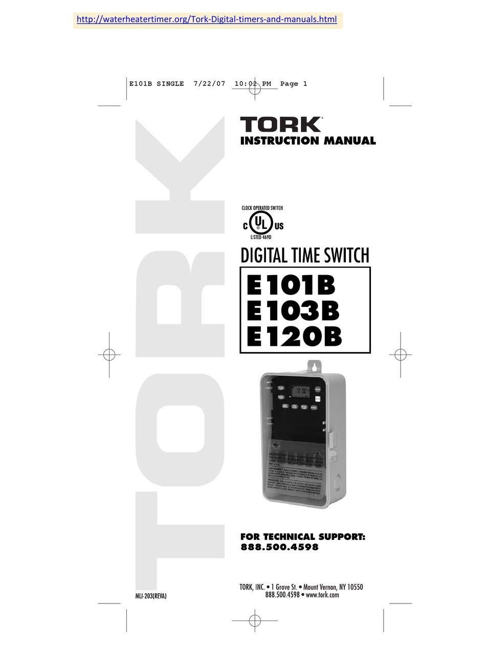 Tork Ewz201c Manual