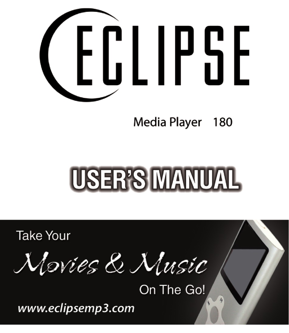 ECLIPSE 180 USER MANUAL Pdf Download | ManualsLib