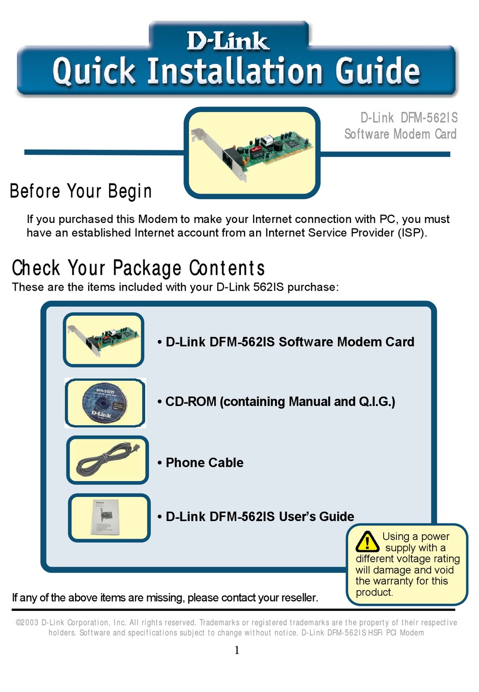 D-LINK DFM-562IS QUICK INSTALLATION MANUAL Pdf Download | ManualsLib