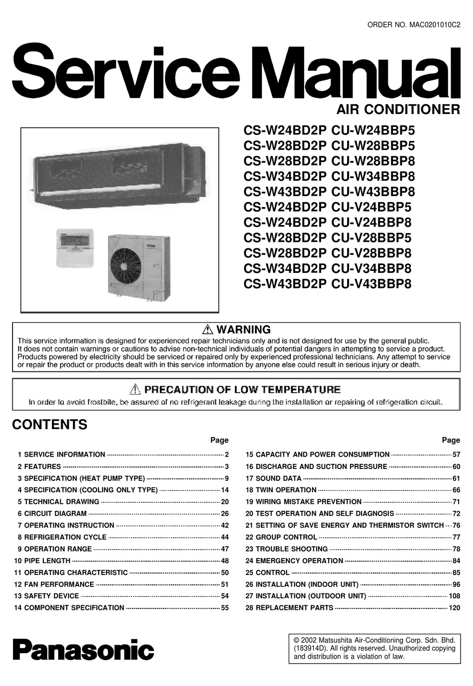 panasonic cs uc18rky3 2