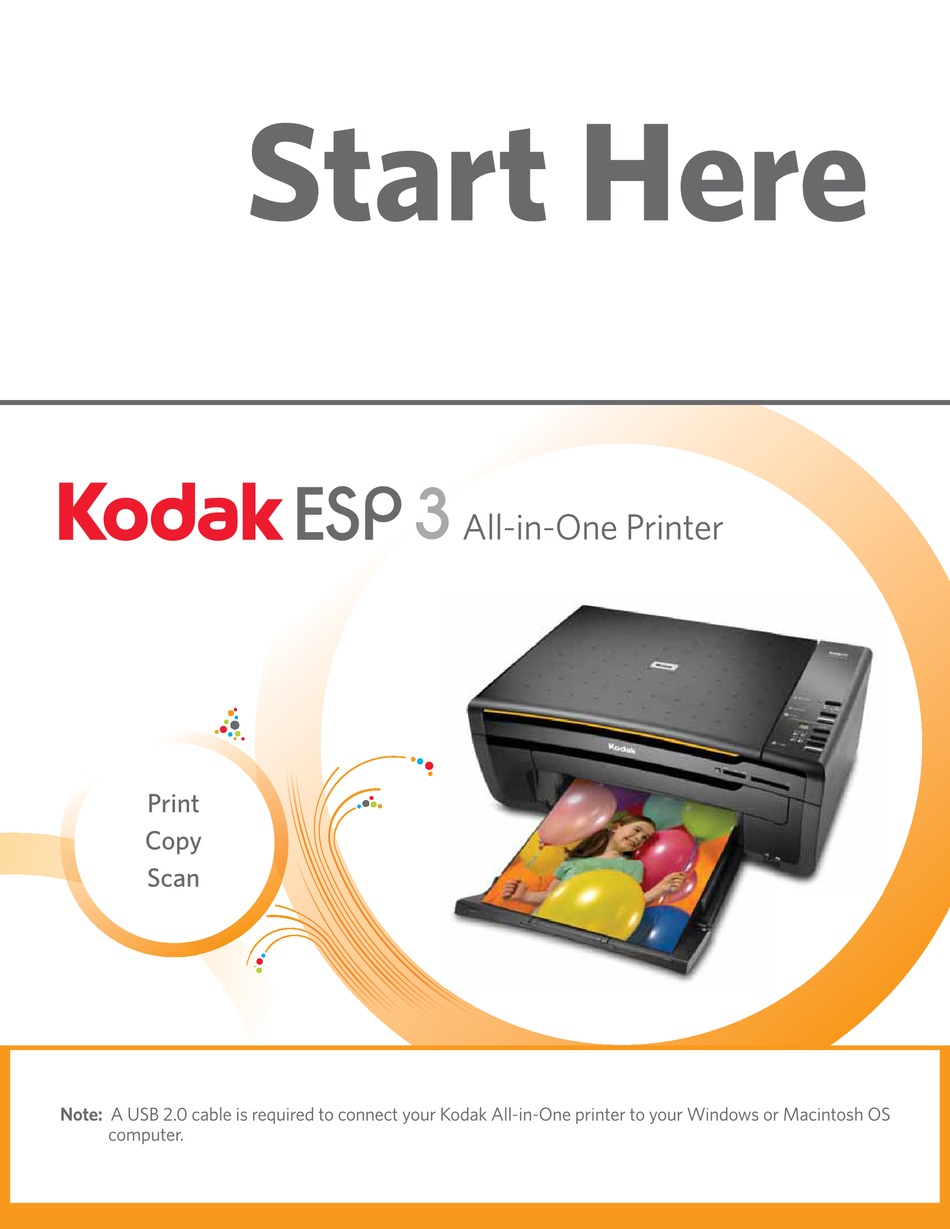 kodak esp 3250 printer user manual