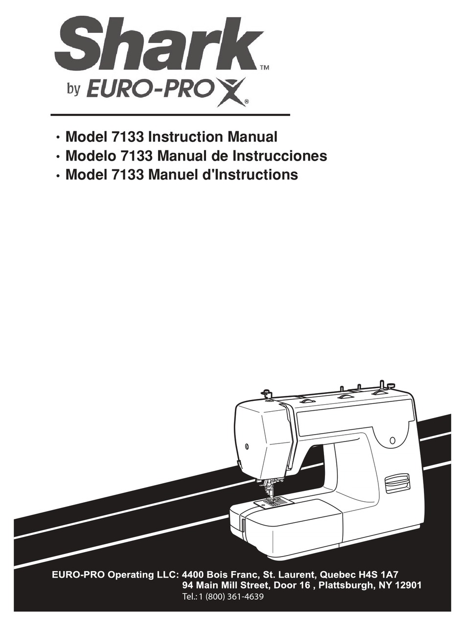 EURO-PRO SHARK 7133 INSTRUCTION MANUAL Pdf Download | ManualsLib