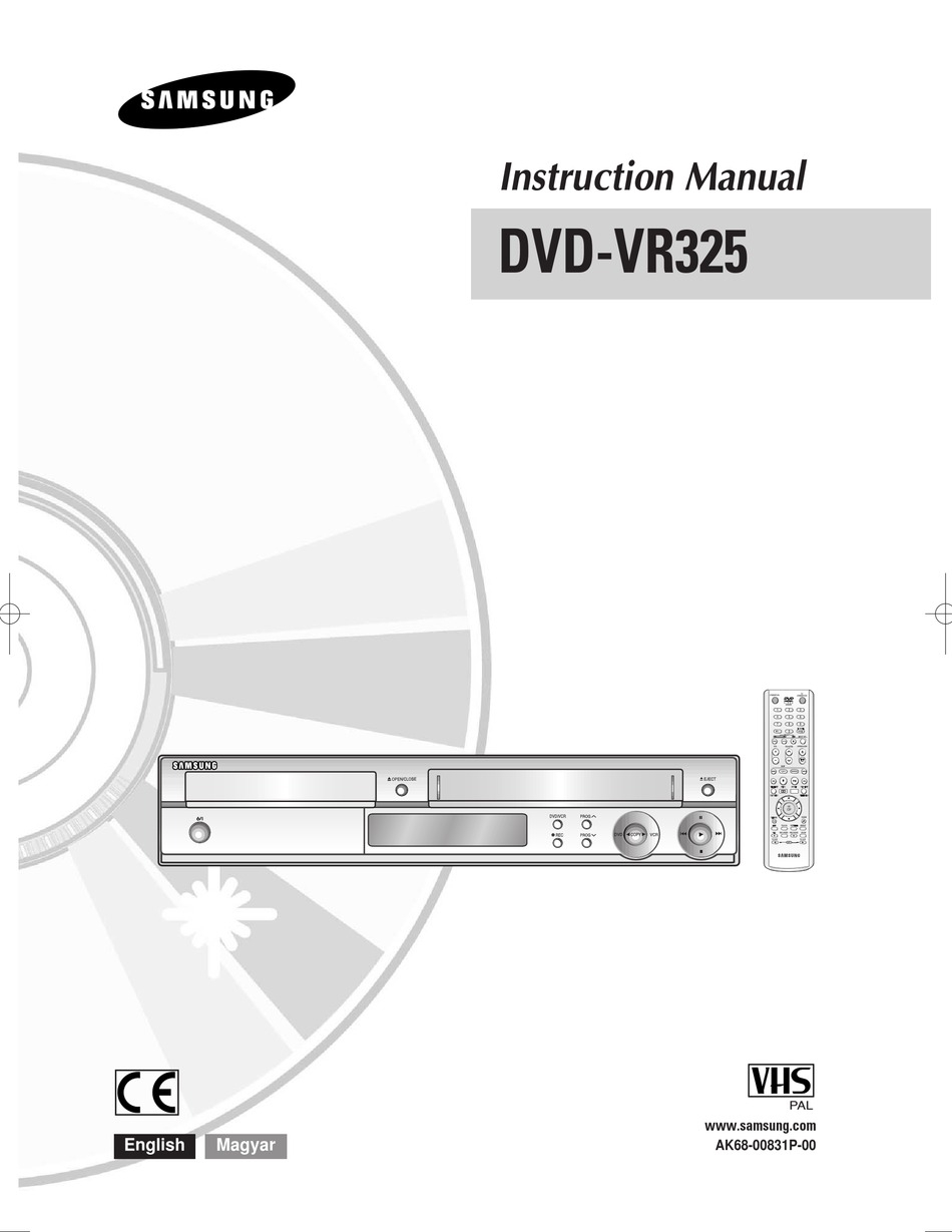 SAMSUNG DVD-VR325 INSTRUCTION MANUAL Pdf Download | ManualsLib