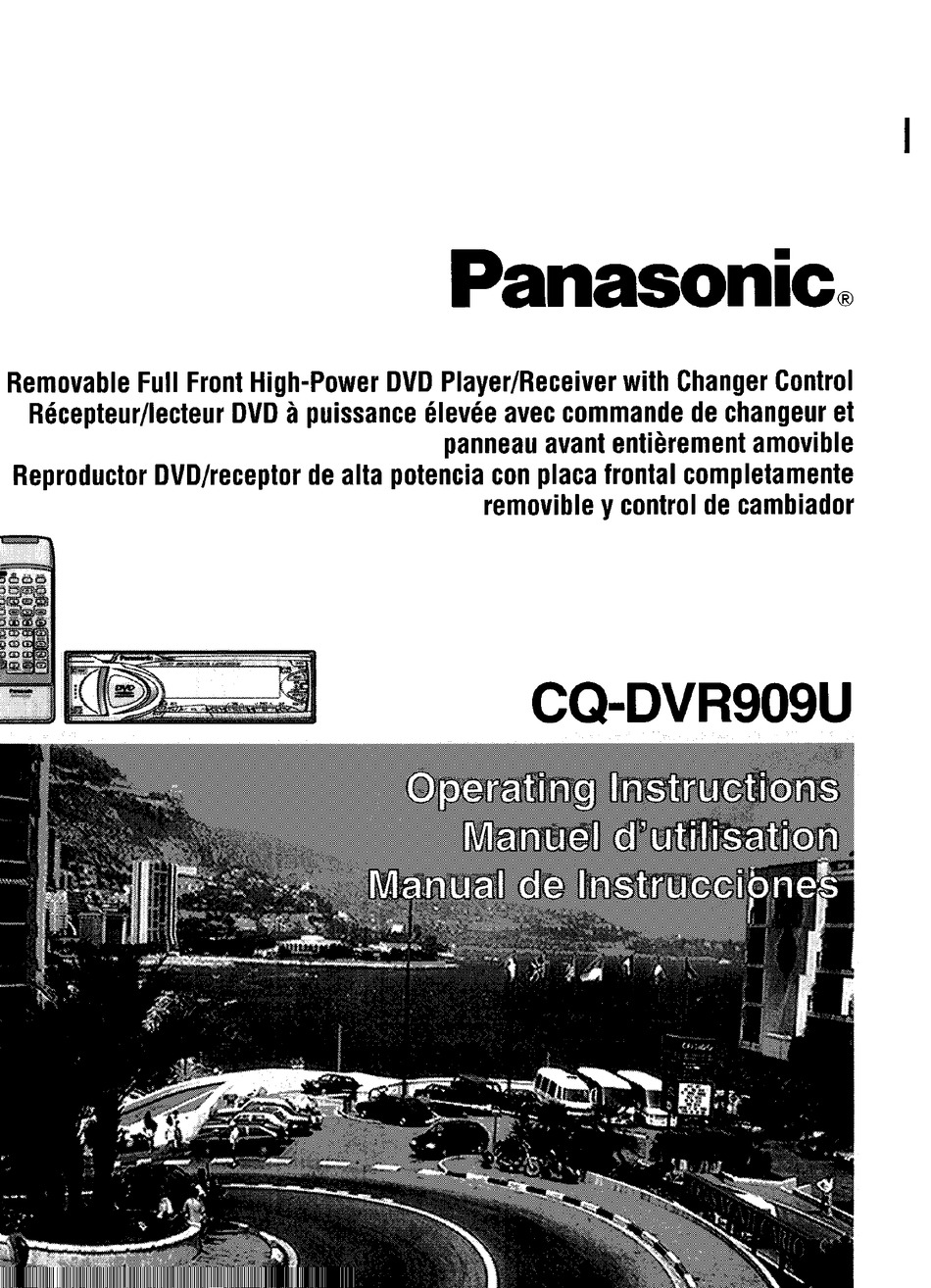 PANASONIC CQ-DVR909U OPERATING INSTRUCTIONS MANUAL Pdf Download ...