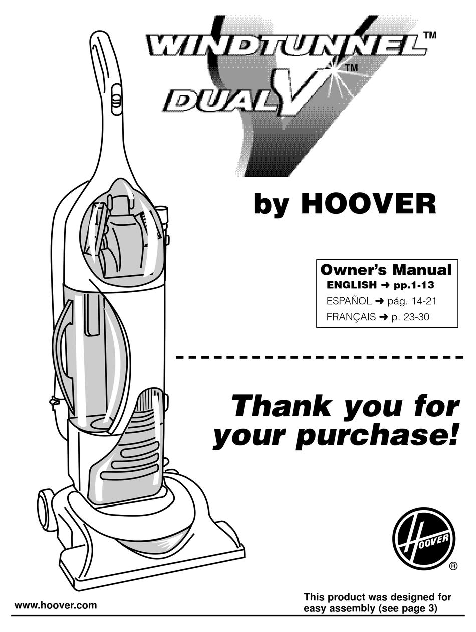 hoover windtunnel dual v