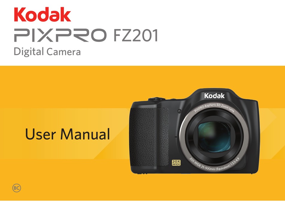 Owners Manual for Kodak PixPro FZ55 Camera 83 Pages W/Clear Covers!