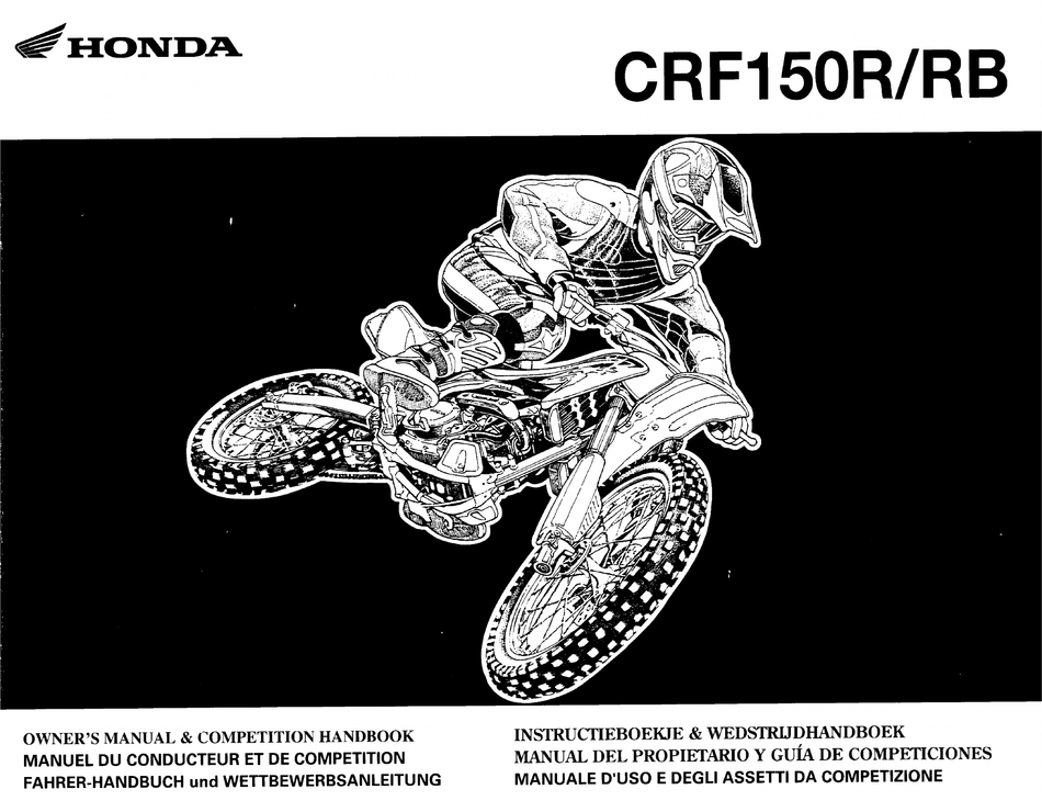 Honda Crf 150rb Owner S Manual Pdf Download Manualslib