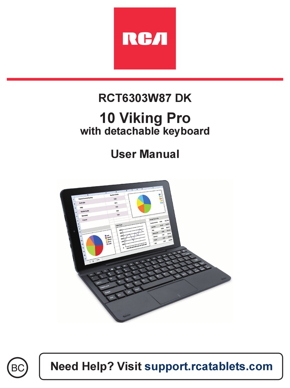 RCA 10 VIKING PRO RCT6303W87 DK USER MANUAL Pdf Download | ManualsLib