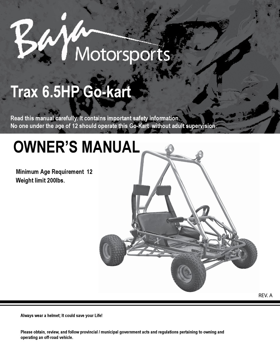 Baja motorsports hot sale go kart