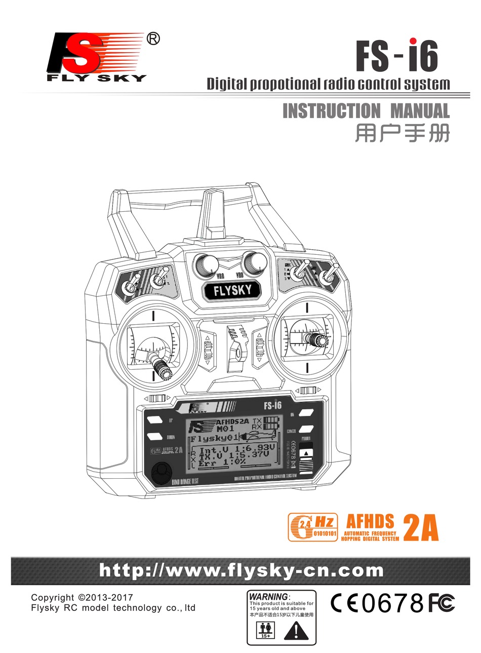 FLY SKY FS-I6 INSTRUCTION MANUAL Pdf Download | ManualsLib