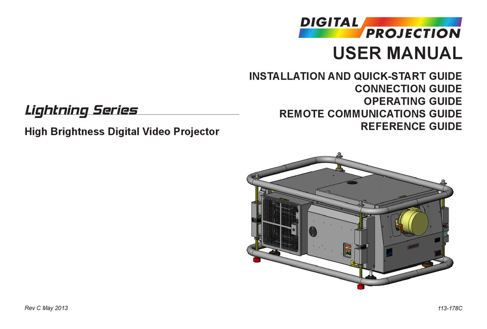 DIGITAL PROJECTION LIGHTNING SERIES USER MANUAL Pdf Download ManualsLib