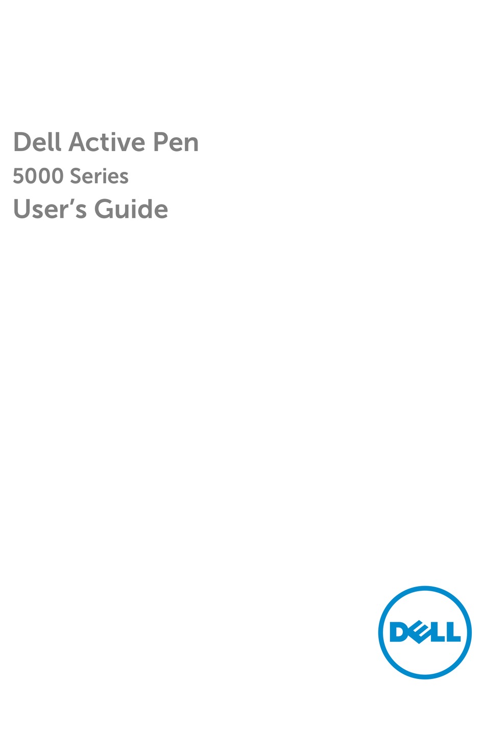 Dell Active Pen 5000 Series User Manual Pdf Download Manualslib