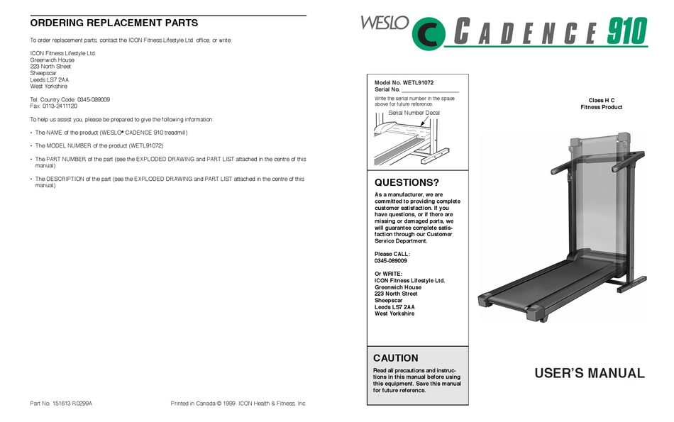 Weslo cadence 910 new arrivals