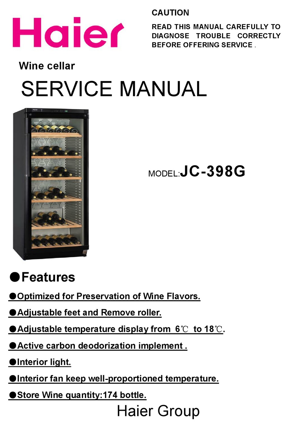 Haier Jc 398g Service Manual Pdf Download Manualslib
