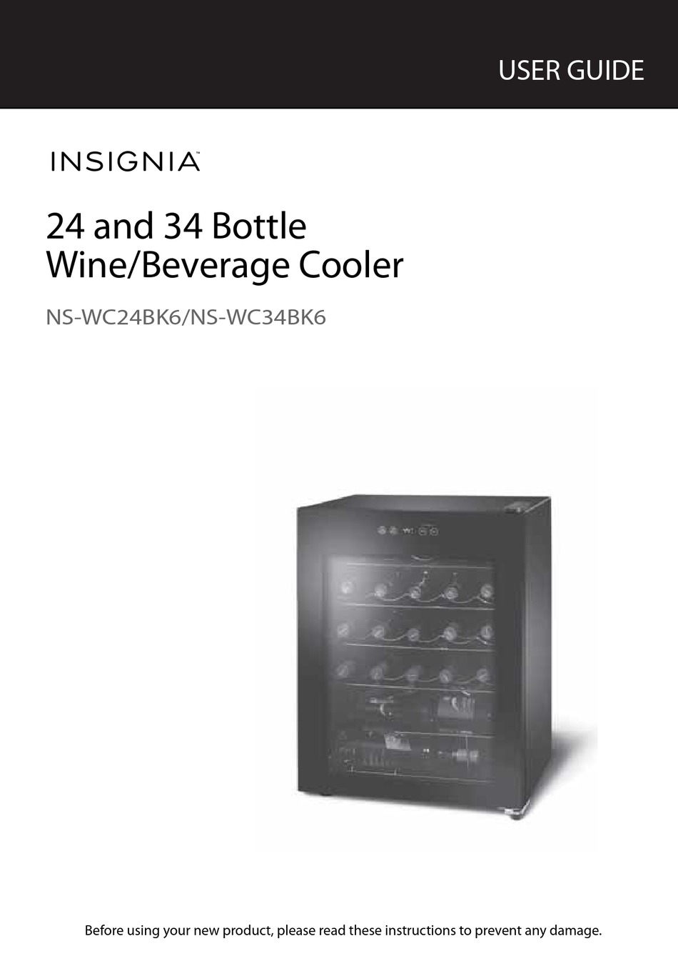 Insignia Ns Wc24bk6 User Manual Pdf Download Manualslib
