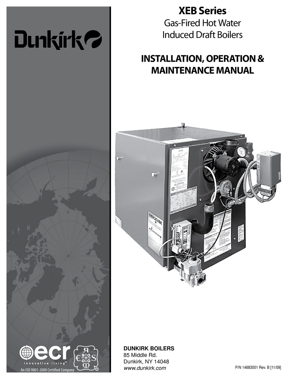 DUNKIRK XEB2 INSTALLATION, OPERATION & MAINTENANCE MANUAL Pdf Download