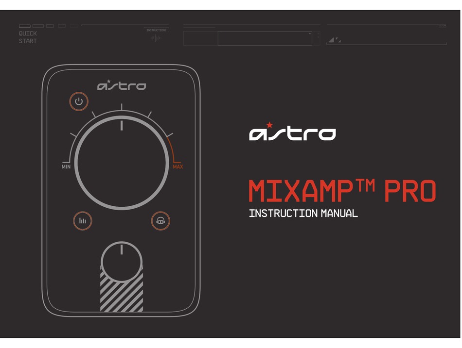 Astro Mixamp Pro Instruction Manual Pdf Download Manualslib