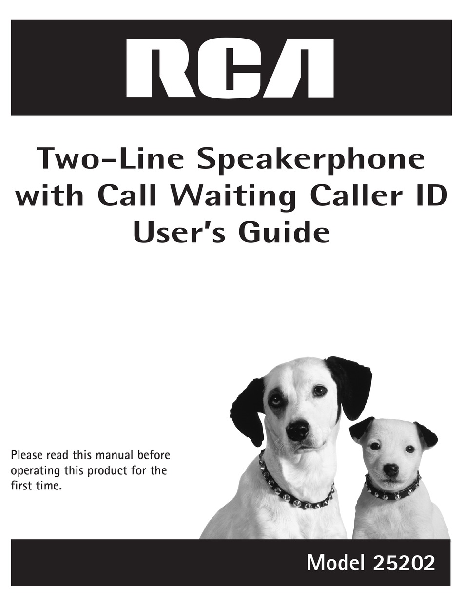 RCA 25202 USER MANUAL Pdf Download | ManualsLib