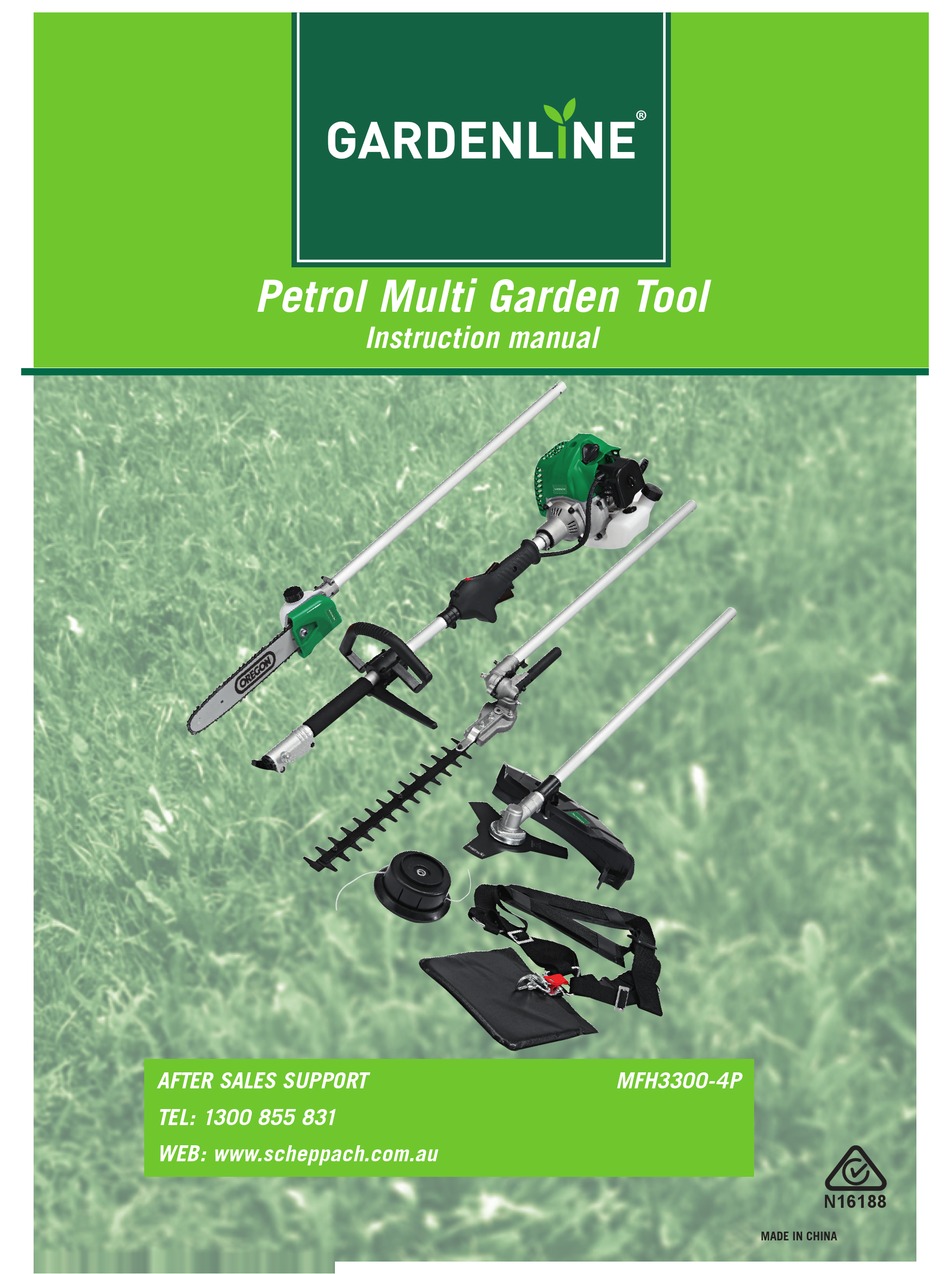 Gardenline Mfh3300 4p Instruction Manual Pdf Download Manualslib