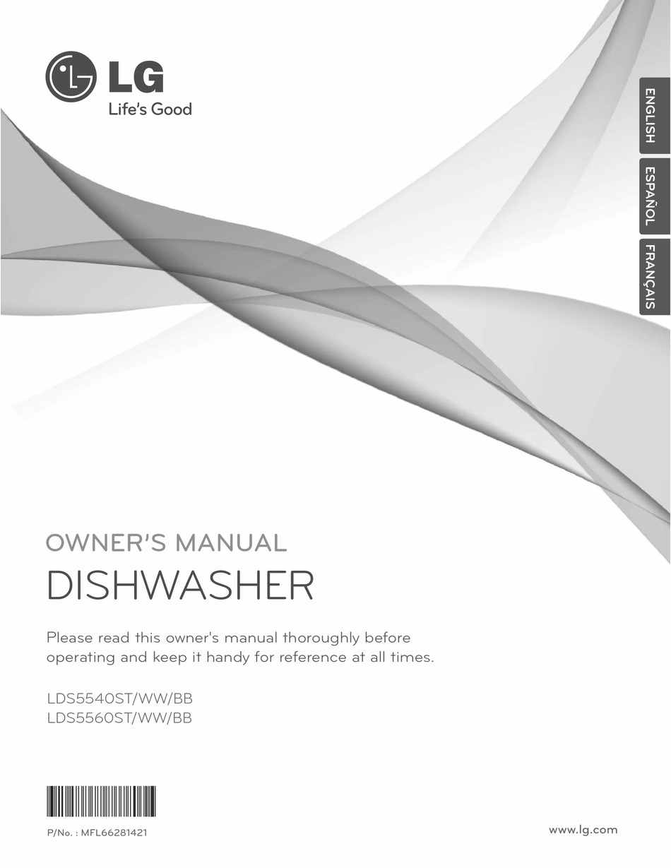 LG LDS5540ST OWNER'S MANUAL Pdf Download ManualsLib