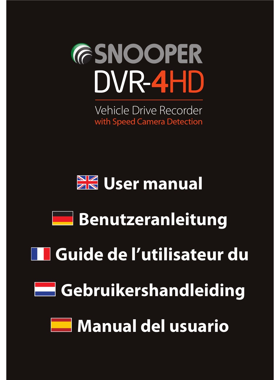 SNOOPER DVR4HD USER MANUAL Pdf Download ManualsLib