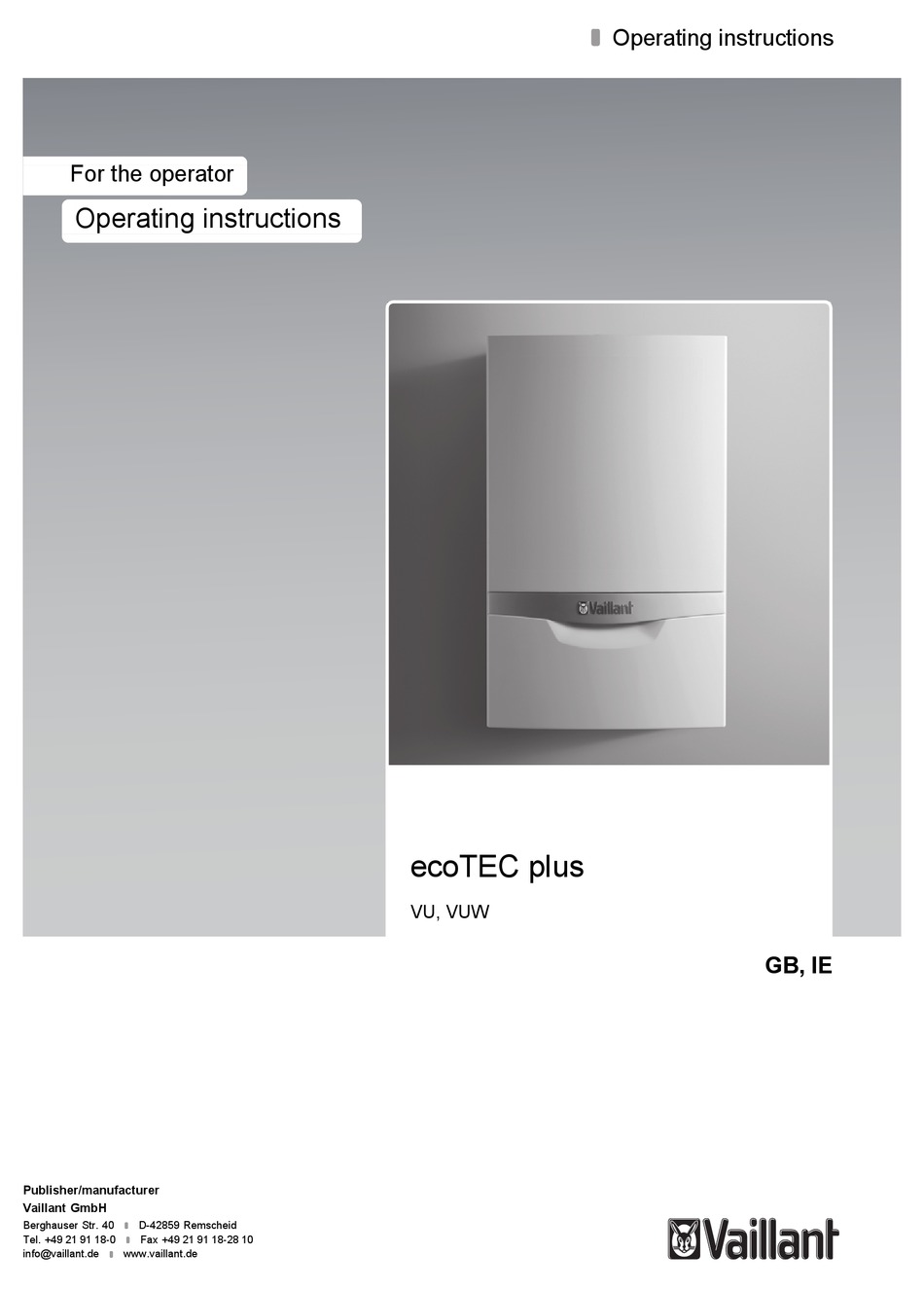 ecotec plus vuw