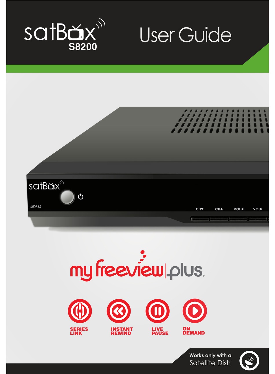 DISH TV SATBOX S8200 USER MANUAL Pdf Download ManualsLib