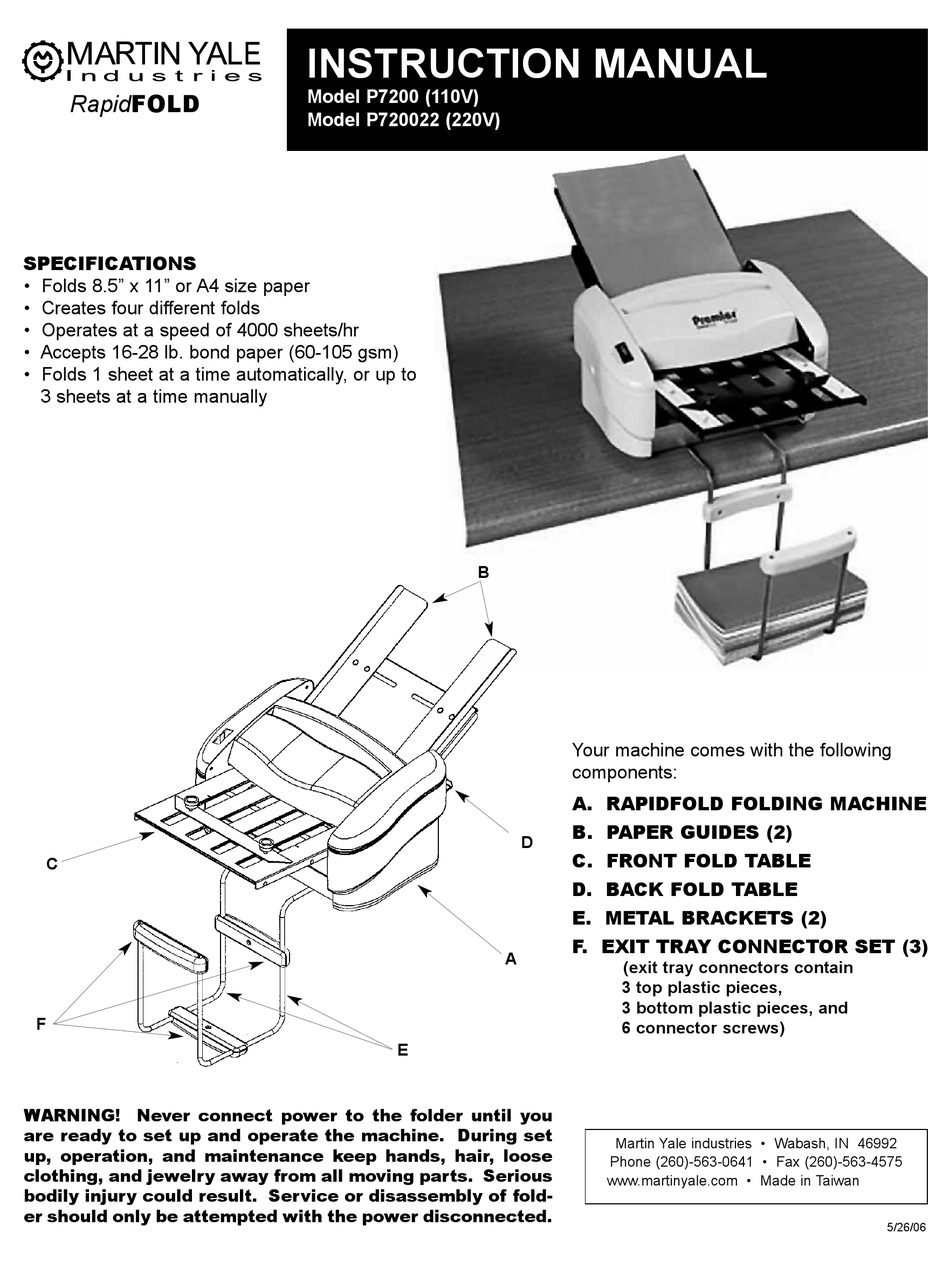 martin-yale-p7200-instruction-manual-pdf-download-manualslib