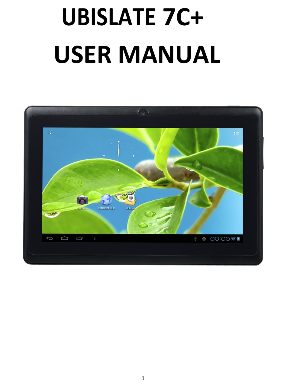 UBISLATE 7C+ USER MANUAL Pdf Download | ManualsLib