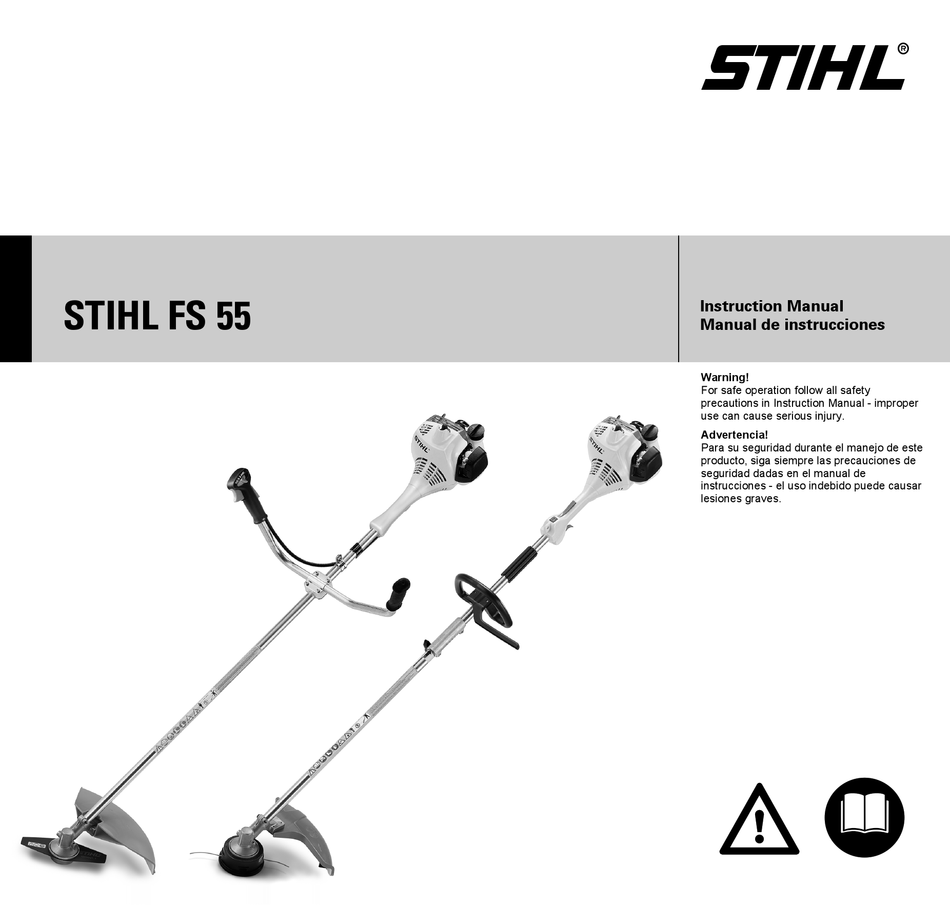 STIHL FS 55 INSTRUCTION MANUAL Pdf Download | ManualsLib