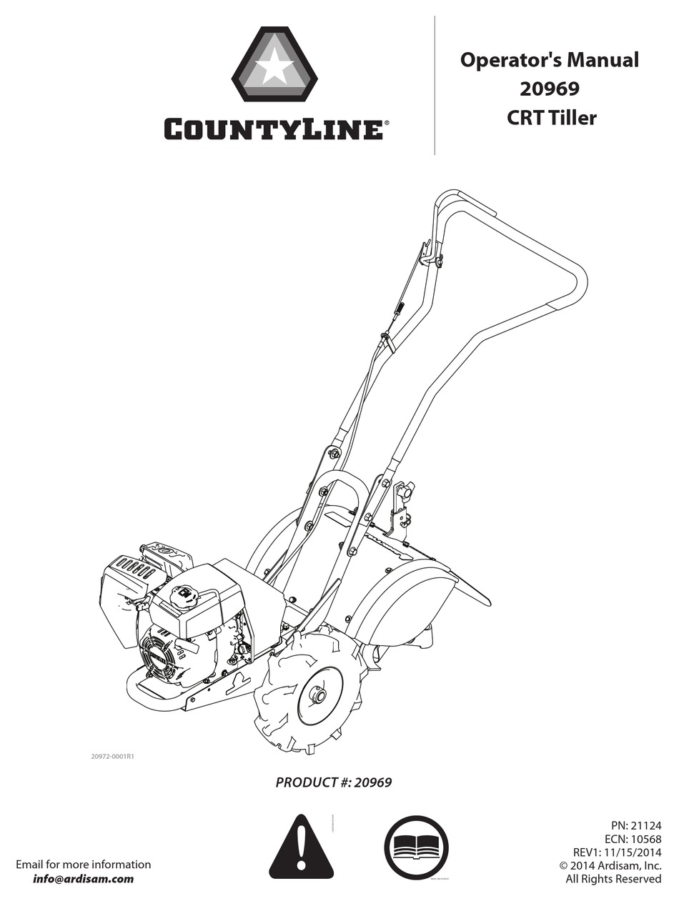 COUNTYLINE 20969 OPERATOR'S MANUAL Pdf Download ManualsLib