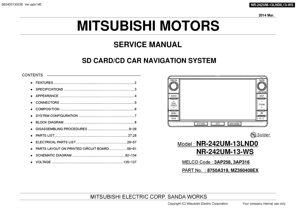 Mitsubishi nr 222jh