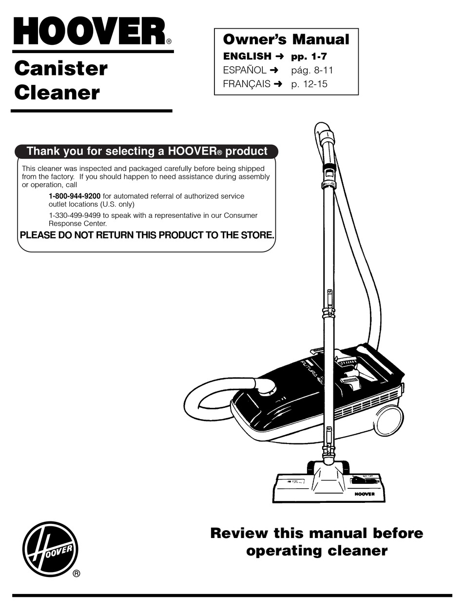 hoover smartwash owners manual