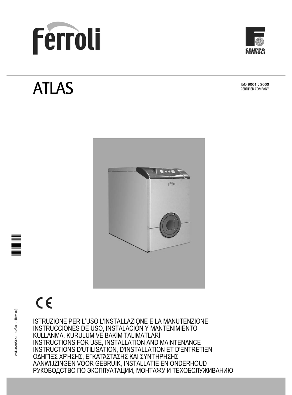 Ferroli Atlas 32 Instructions For Use Installation And Maintenance Pdf Download Manualslib