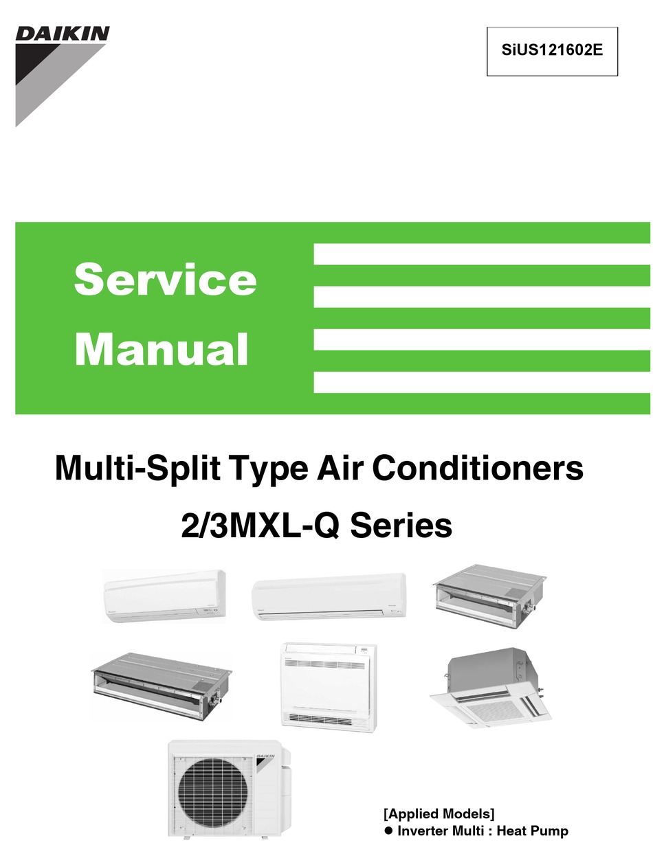 DAIKIN CTXS07LVJU SERVICE MANUAL Pdf Download ManualsLib
