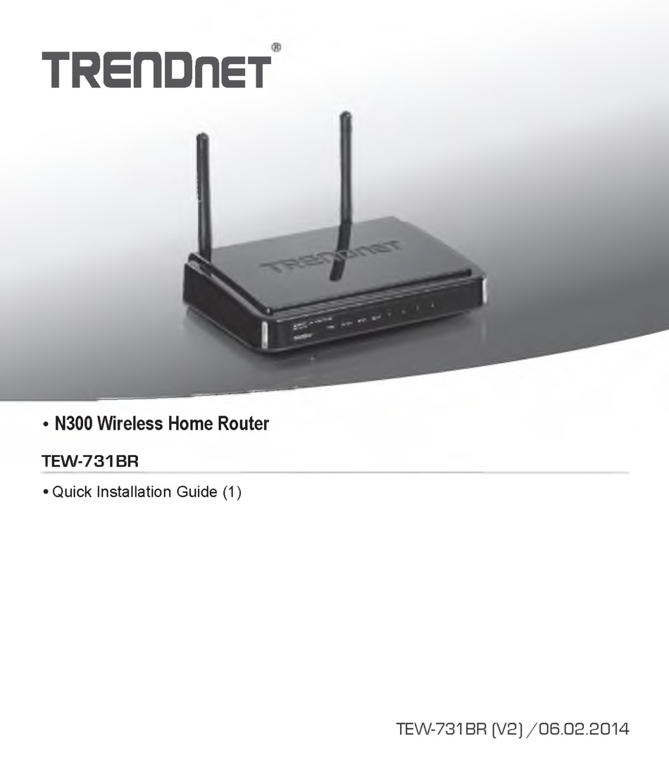 Настройка роутера trendnet tew 731br