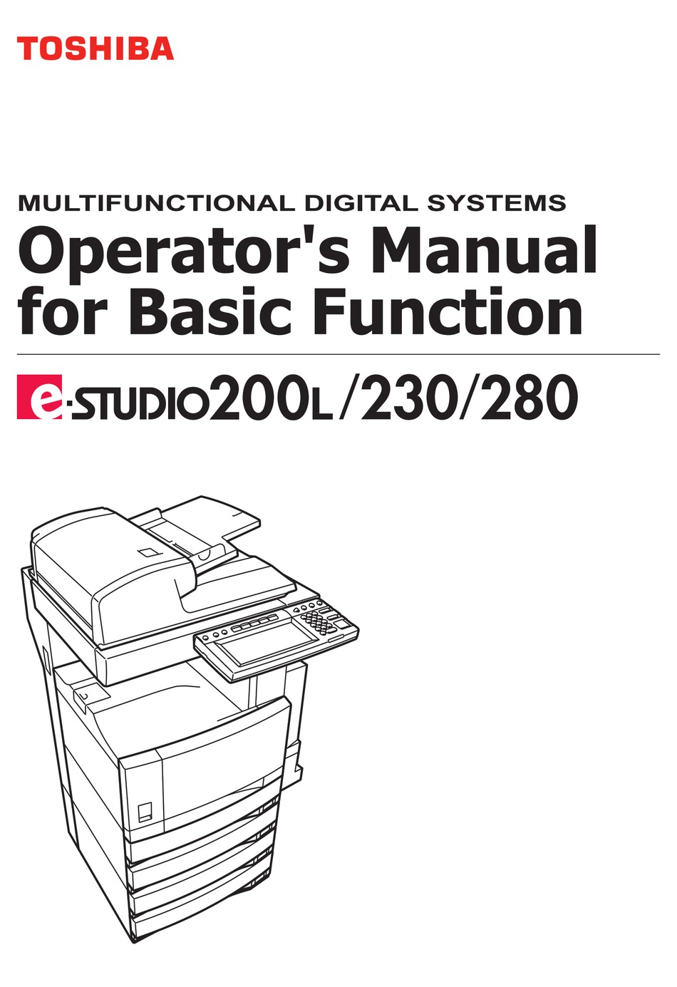 toshiba e studio 207 manual