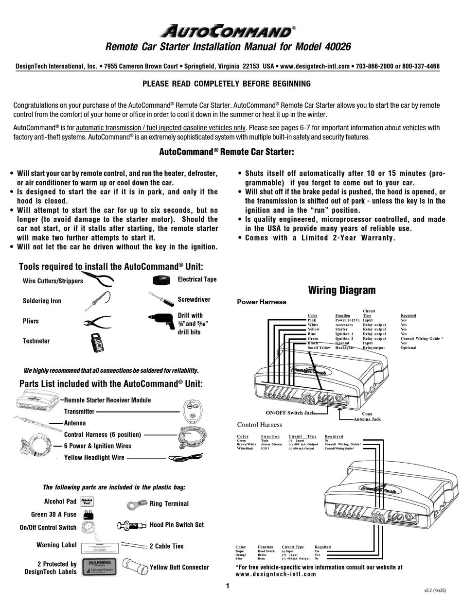 autocommand remote start