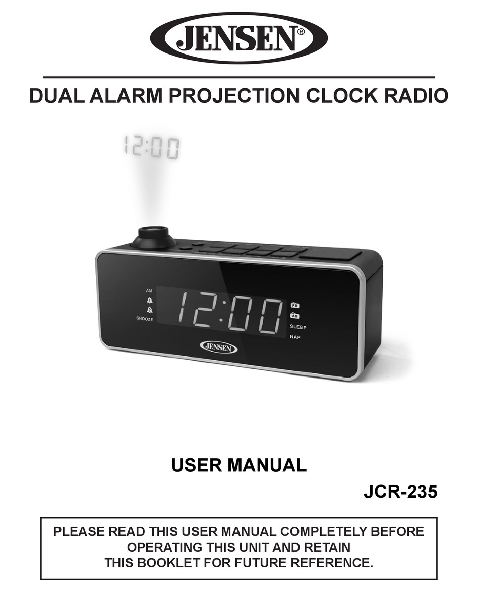 Jensen Jcr 235 User Manual Pdf Download Manualslib