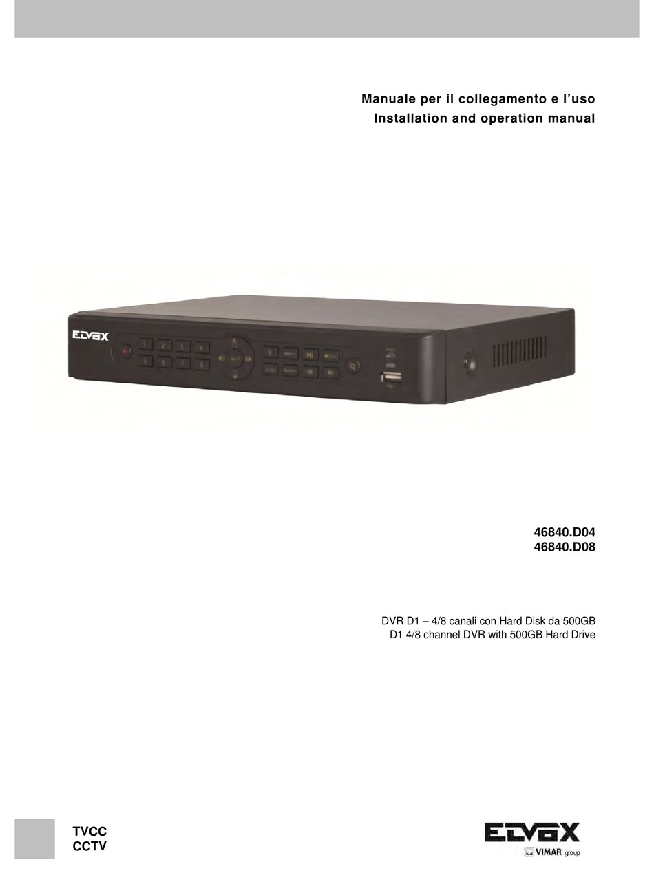 elvox-46840-d04-installation-and-operation-manual-pdf-download-manualslib