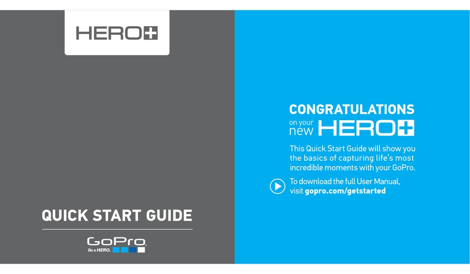 GOPRO HERO+ QUICK START MANUAL Pdf Download | ManualsLib