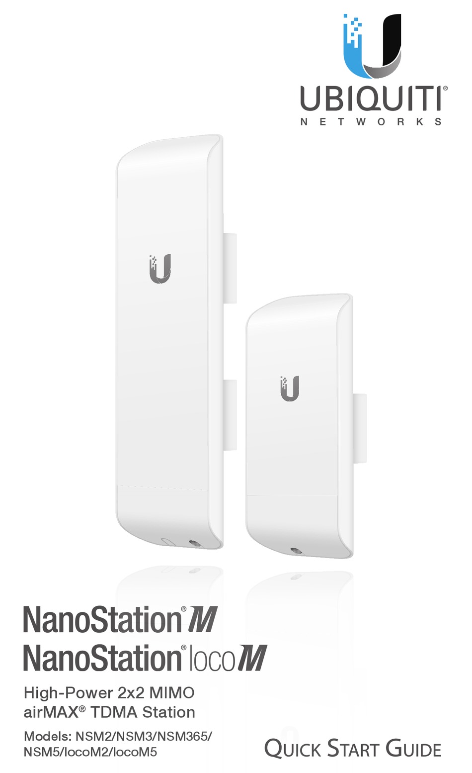 Ubiquiti Nanostation Nsm2 Quick Start Manual Pdf Download Manualslib