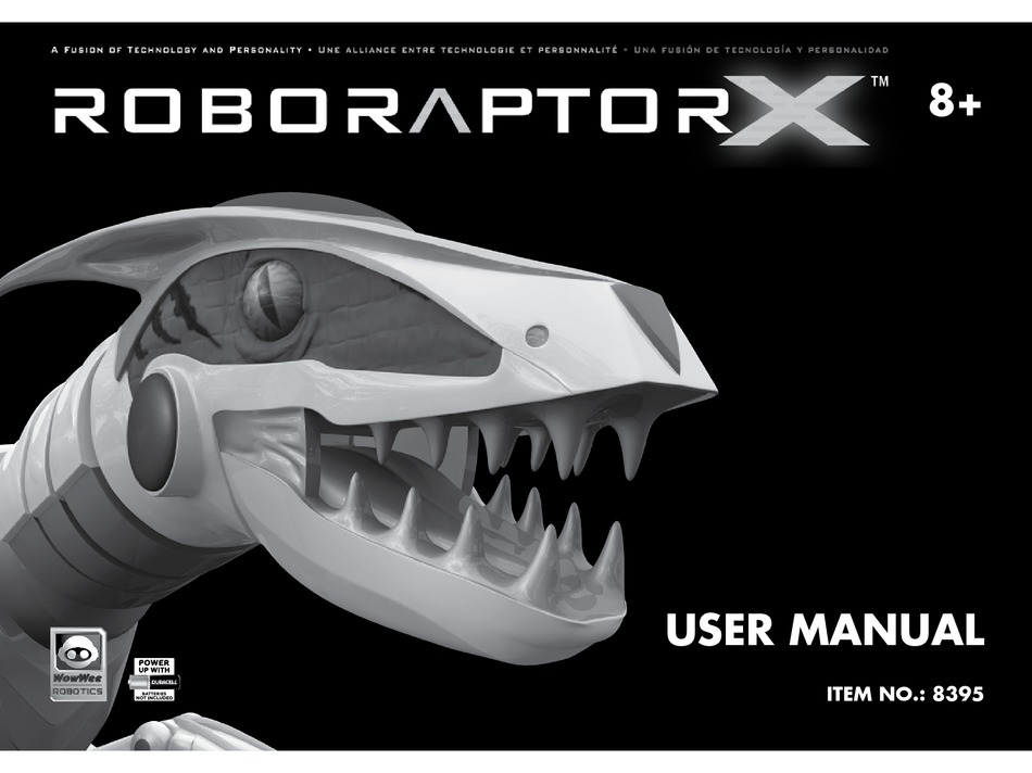 WOWWEE ROBORAPTOR X USER MANUAL Pdf Download ManualsLib