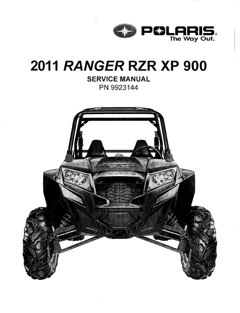 Polaris Ranger Rzr Xp 900 11 Service Manual Pdf Download Manualslib