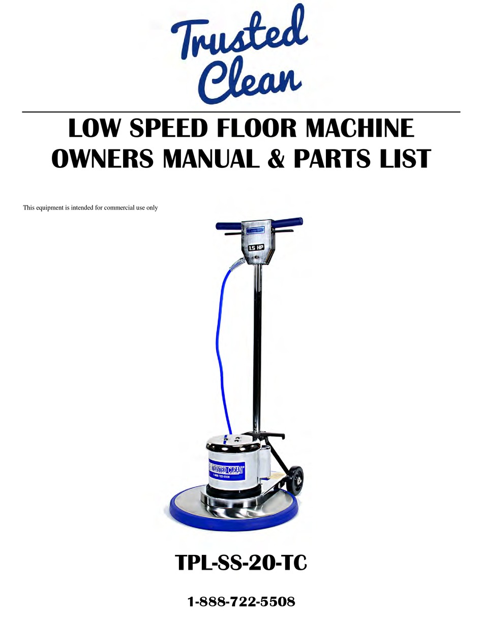 Trusted Clean 'Dura 17' Electric Auto Floor Scrubber w/ Pad Driver