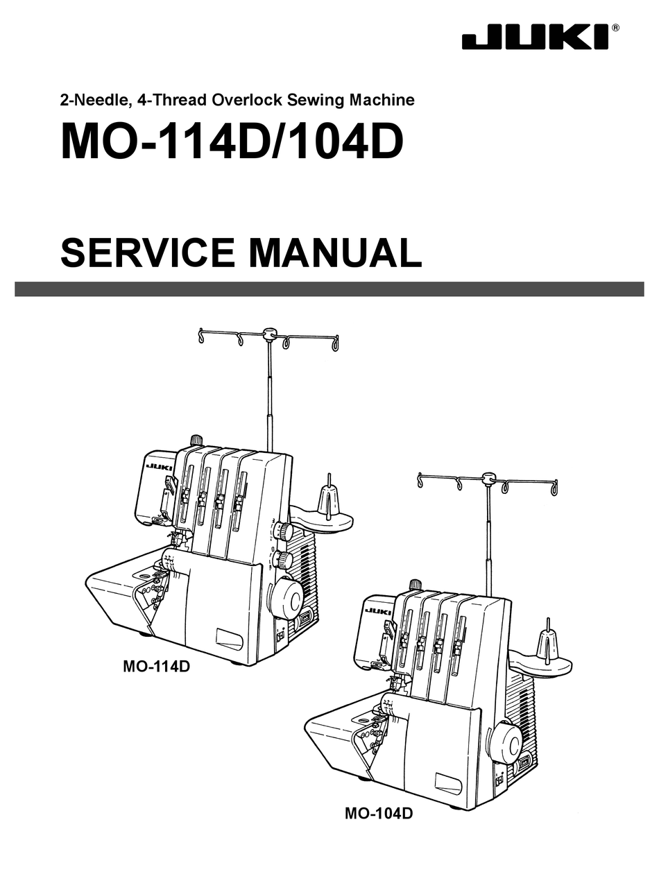 JUKI MO104D SERVICE MANUAL Pdf Download ManualsLib