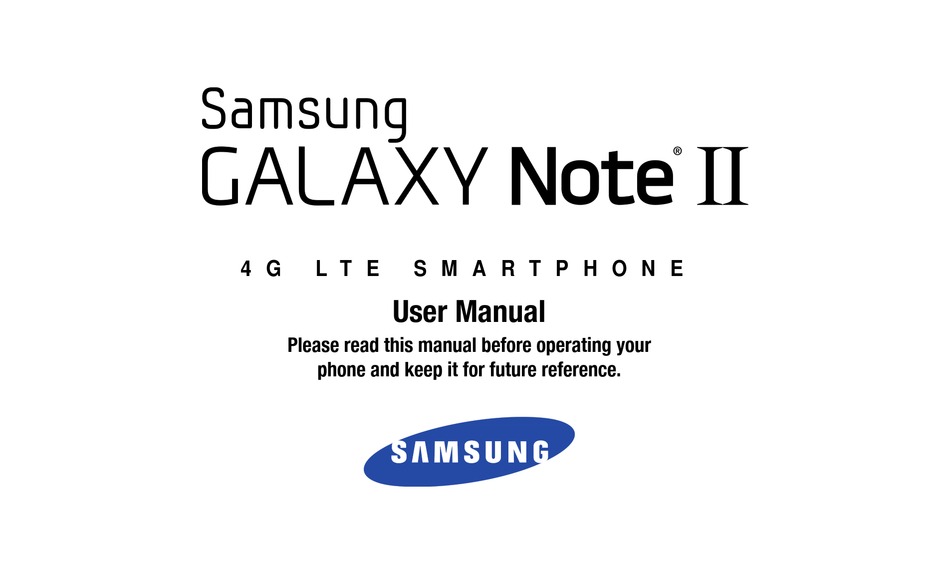 SAMSUNG GALAXY NOTE II USER MANUAL Pdf Download ManualsLib SAMSUNG GALAXY NOTE II USER MANUAL Pdf Download ManualsLib